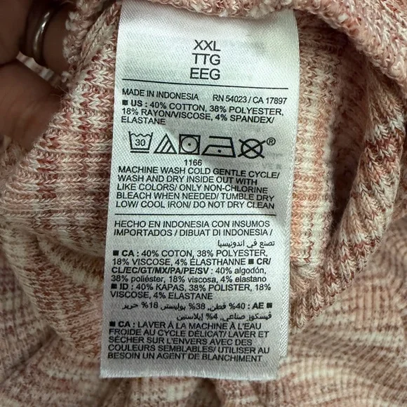 Old Navy Rose Space-Dye Sleeveless Knit Maxi Dress Size XXL - Picture 6 of 8